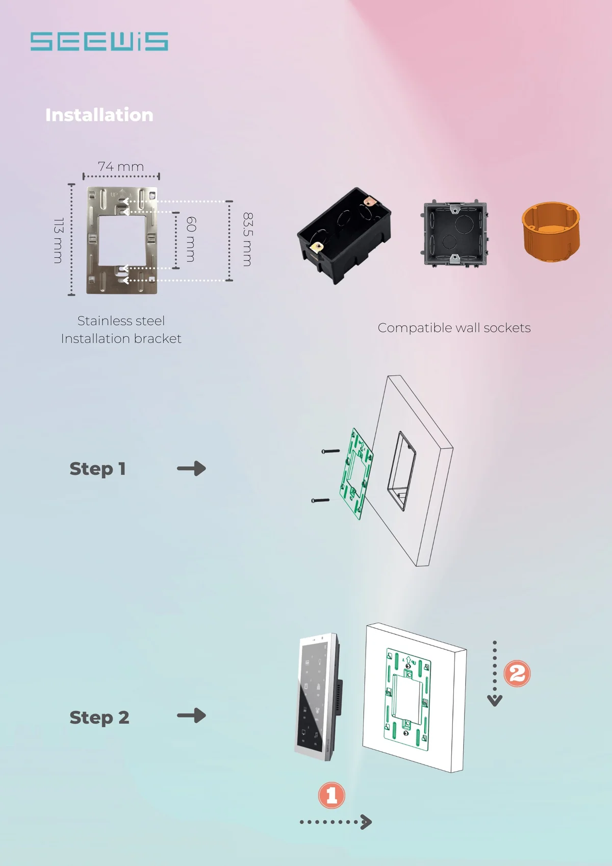 SEEWIS 5.7" Smart Touch Control Panel - Android Home Automation Hub with Built-in ZigBee & Bluetooth Gateway - Image 11