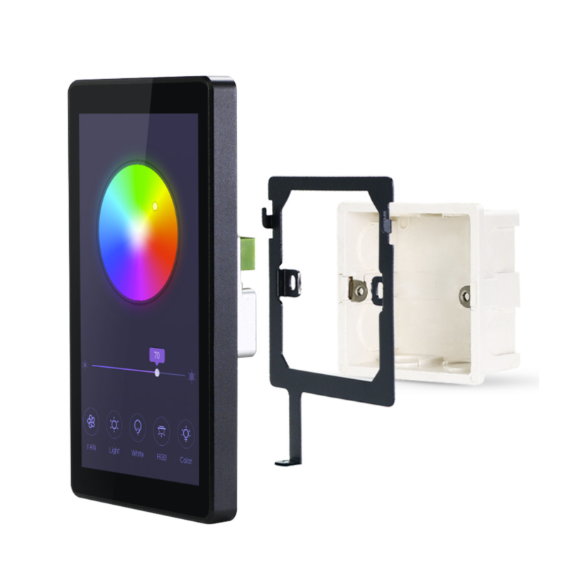 YC-SM55P 5.5-inch Smart Home Control Panel with Metal Case & 500nit Display