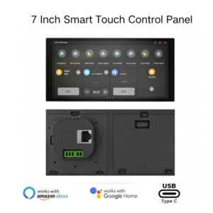 2026 New 7inch Android smart home hub smart central control screen hotel Touch Temperature Control display Wall Central POE